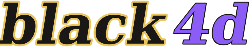 black4d logo